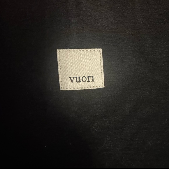 Vuori Black High-Rise Performance Leggings Recycled Fabric Size Large Soft Comfy - Picture 3 of 5